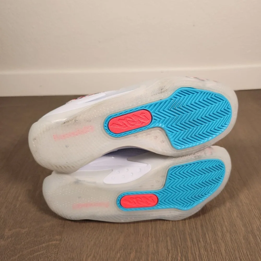 5.5Y Jordan Zion 3 GS Shock World White Black Blue Red FZ4792-060 5.5 7 Women